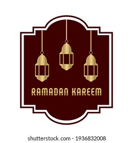 Ramadan Kareem Greeting islamic background vector illustration