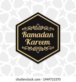 
Ramadan Kareem Greeting islamic background vector design