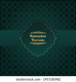 
Ramadan Kareem Greeting islamic background vector illustration