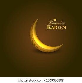 Ramadan Kareem greeting islamic design symbol