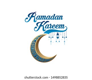 Ramadan kareem greeting modern design and luxury, vector, 5k