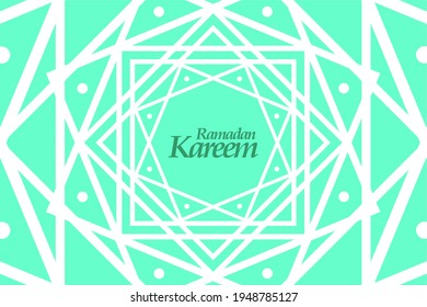 ramadan kareem greeting template with islamic ornament. can be used for design needs such as brochures, banners, greeting cards, and others