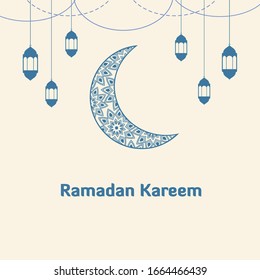 ramadan kareem greeting vector background