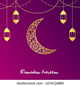 ramadan kareem greeting vector background
