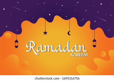 Ramadan Kareem Grußdesign, Vektorillustration-Design, Rmadan Kareem Hintergrund
