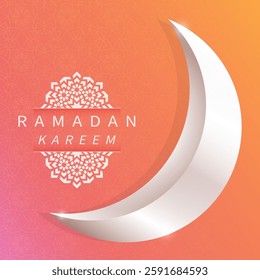 Ramadan kareem greeting vector illustration