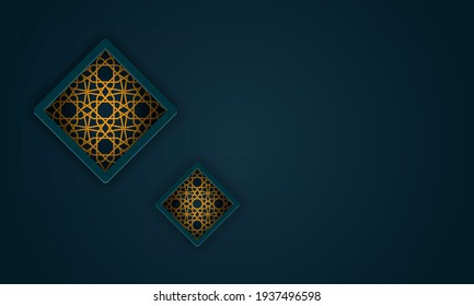 Ramadan kareem y feliz eid mubarak ilustración de fondo