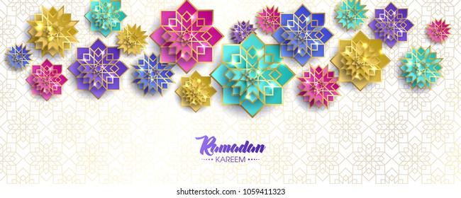 Ramadan Kareem, Happy Iftar, Ramadan Kareem Beautiful Greeting Card With Arabic Calligraphy, Template For Menu, Invitation, Poster, Banner, Card For The Celebration Of Muslim Festival, Sale.