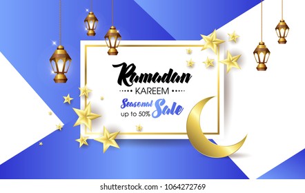 Ramadan Kareem, happy iftar, Ramadan Kareem beautiful greeting card with arabic calligraphy, template for menu, invitation, poster, banner, card for the celebration of Muslim festival, sale.