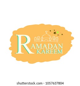 ramadan kareem has mean muslim event. You can use it for greeting card, post card, logo and label