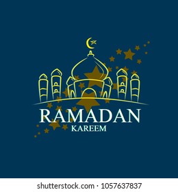 ramadan kareem has mean muslim event. You can use it for greeting card, post card, logo and label
