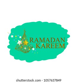 ramadan kareem has mean muslim event. You can use it for greeting card, post card, logo and label