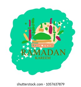 ramadan kareem has mean muslim event. You can use it for greeting card, post card, logo and label