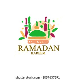 ramadan kareem has mean muslim event. You can use it for greeting card, post card, logo and label