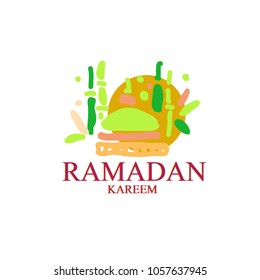 ramadan kareem has mean muslim event. You can use it for greeting card, post card, logo and label