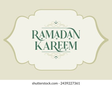 Ramadan Kareem holiday design. Celebrate Ramadhan Holy month in Islam