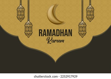 Ramadan Kareem for Holy Month of Muslim