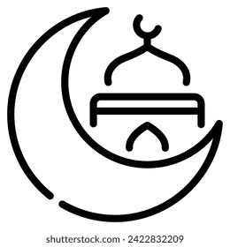 Ramadan Kareem Icon Ramadan, for infographic, web, app, etc