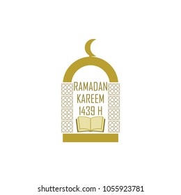 ramadan kareem icon logo template