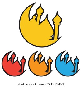 Ramadan Kareem icon set
