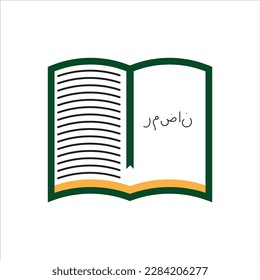 Ramadan Kareem icon. Vector illustration in flat style.