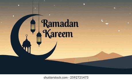 Ramadan Kareem Icons Designs  and Minimalist Islamic Art
