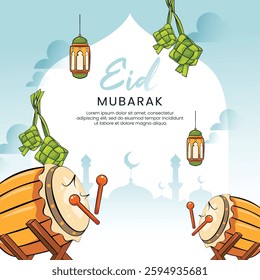 Ramadan Kareem illustration design. Islamic Background