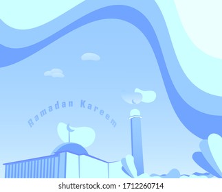 Vector De Ilustración Ramadan Kareem Eps.10