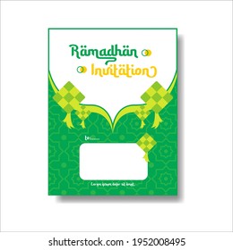 Ramadan Kareem Invitation Background. Ramadhan invitation,Poster, Greeting Card. Vector Illustration. for advertising and branding