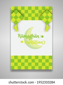 Ramadan Kareem Invitation Background. Ramadhan invitation,Poster, Greeting Card. Vector Illustration. for advertising and branding
