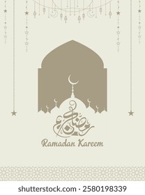 Ramadan Kareem – Islamic Arabic Calligraphy – Arabic Script Social media post for Ramadan – Instagram Ramadan post







