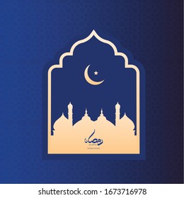 Ramadan Kareem islamic arabic pattern and calligraphy - flyer, brochure, social media template, Wallpaper, invitation, posters, brochure, banners.