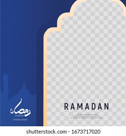 Ramadan Kareem islamic arabic pattern and calligraphy - flyer, brochure, social media template, Wallpaper, invitation, posters, brochure, banners.