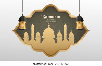 ramadan kareem y fondo islámico