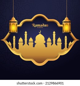 ramadan kareem y fondo islámico