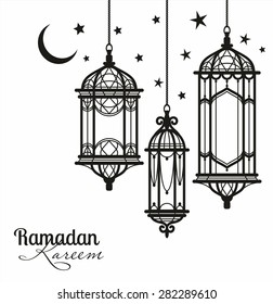 Ramadan Kareem. Islamic background.