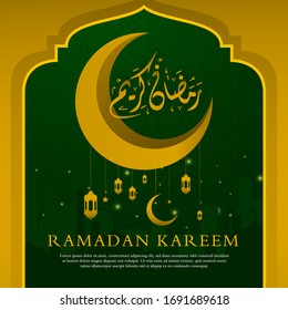 ramadan kareem islamic background with arabic style design vector eps 10, eid mubarak, hari raya, eid fitr, eid adha, hajj, umrah