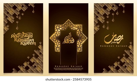 Ramadan Kareem islamic background arabic geometric pattern morocco ornament for banner and greeting card