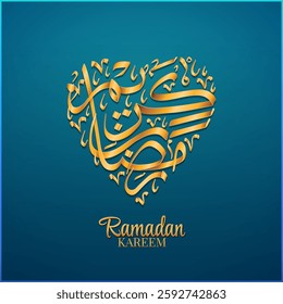 Ramadan Kareem islamic Background With Calligraphy
