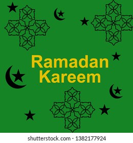 ramadan kareem islamic background design with simple modern concept and religious concept, hari raya, eid mubarak, ramdhan, iftar party banner, backdrop, cover, flyer, brochure design vector eps 10