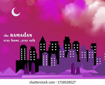 Ramadan Kareem Islamic background design. Ramadan Mubarak Greeting Card. Vector Illustration.