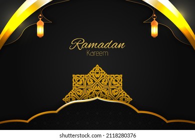 Fondo islámico Ramadan kareem con elemento