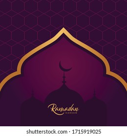 ramadan kareem islamic background Free Vector