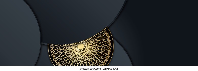 Ramadan Kareem islamic background. Luxury mandala background with golden arabesque pattern Arabic islamic east style. Decorative mandala for print, poster, cover, brochure, flyer, banner.