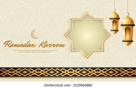 Ramadan Kareem And Islamic Background Social Media Post Template