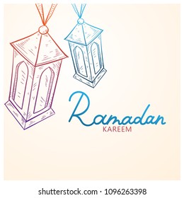 ramadan kareem islamic background template