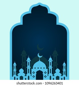 ramadan kareem islamic background template