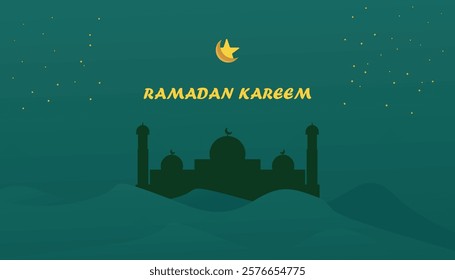 ramadan kareem islamic background template