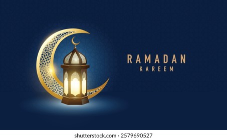 Ramadan Kareem Islamic background template vector Illustration.