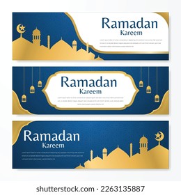 ramadan kareem islamic banner design with arabic style and arabian pattern background, eid mubarak, hari raya, eid fitr, eid adha, hajj, umrah